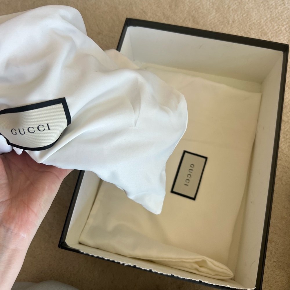 Gucci Black and Silver Sneakers - Picture 9 of 10